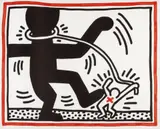 Keith Haring, Untitled, Colour lithograph on Rives wove paper