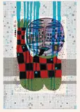 Il Rotolante by Friedensreich Hundertwasser, Series of 4 colour prints: colour silkscreen on thin cardboard, sold Dec 2008