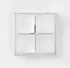 Adolf Luther, Untitled, Mirror object with four concavely bugled mirrors, each ca