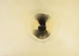 Otto Piene, Planet Flower, Acrylic and traces of fire on cardboard