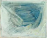Sigmar Polke, Lapis Lazuli, Tempera and lacquer on canvas