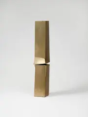 Günter Ferdinand Ris, Paysage architectural VII, Sculpture in nickel silver