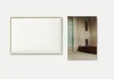 Daniel Roth, Untitled (Hotel Room in San Francisco), Work in two parts: pencil on paper and c-print on aludibond