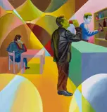 Salvo, Untitled (In a Bar)