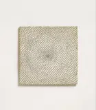 Struktur / Structure by Günther Uecker, Oil over nails on canvas on wood, sold Dec 2008