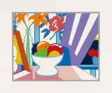 Tom Wesselmann, Still-Life with Lilies and Mixed Fruits
