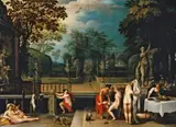 Jan Brueghel the Younger, VENUS, AMOR, DIANA AND NYMPHS