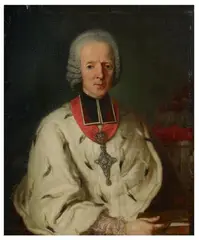 German School, second half 18th century, PORTRAIT OF A PRINCE BISHOP, Oil on canvas