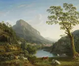 Jacob Philipp Hackert, VIEW OF MULINA IN THE VALLY OF LA CAVA