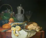 Justus Juncker, TWO STILL LIFES, Oil on canvas (relined)