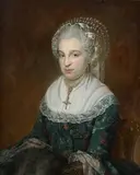 Netherlandish School, late 18th century, PORTRAIT OF A LADY, Oil on canvas (relined)