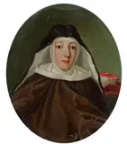 attributed to Franz Joseph Winter, PORTRAIT OF MARIA ANNA CAROLINA OF BAVARIA AS NUN OF THE ORDER OF ST. CLARE, Oil on copper