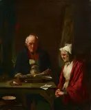 Thomas Faed, THE BIBLE READING