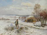Hugo Mühlig, REST DURING THE HUNT NEAR METZHAUSEN