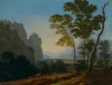 Netherlandish School, 19th century, SOUTHERN LANDSCAPE, Oil on panel