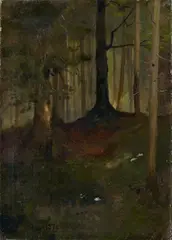 WALDINNERES. by Albert Lang, Öl auf Leinwand, sold Oct 2008