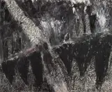 Arcangelo, Ohne Titel, 1985, Dispersion und Kohle auf Leinwand