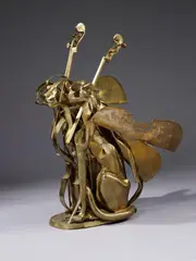 OHNE TITEL (SPHINX) by Arman, Bronzeplastik. ca. Höhe, sold May 2008