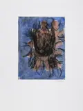 Georg Baselitz, Adlerkopf, 1986, Original-Radierung