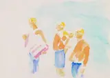 Norbert Bisky, Ohne Titel (Drei Jungen)