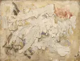 Bram Bogart, Les Acre's, 1955, Materialbild/Mischtechnik auf Leinwand