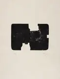 Eduardo Chillida, St. Gallen, 1984, Lithographie auf gelblichem Japan