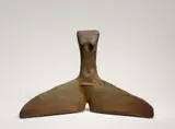 Lothar Fischer, Weiblicher Flügeltorso V, 1982, Bronzeplastik mit rot-brauner Patina. Höhe