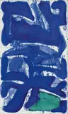 Sam Francis, No. 70 Comment (SFP 60 - 16), 1960, Öl auf Leinwand.