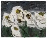 Ohne Titel (Margueriten) by Klaus Fußmann, 1999, Öl auf Leinwand, sold May 2008