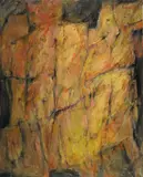 OHNE TITEL by Peter Herkenrath, 1999, Öl auf Leinwand, sold May 2008