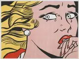 Roy Lichtenstein, Crying Girl, 1963, Farbige Offsetlithographie auf leichtem Velin