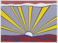 Sunrise by Roy Lichtenstein, 1965, Farbige Offset-Lithographie., offered May 2008