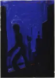 Helmut Middendorf, Ohne TItel (New York), 1982, Öl auf Karton