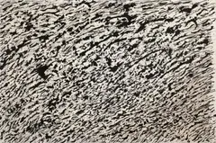 Henri Michaux, Ohne Titel, Tusche auf leinenstrukturiertem festen Papier
