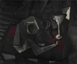 Johann Georg Müller, Ohne Titel (Stilleben mit Totenkopf und Weinglas)