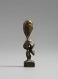 Mini R.T. by A. R. Penck, Bronzeplastik mit gold-brauner Patina. Höhe, sold May 2008