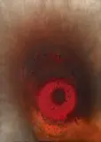 Tiefsee by Otto Piene, 1978, Öl, Feuer und Rauch auf Leinwand, sold May 2008