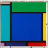 George Pusenkoff, Mondrian # 2, 1999, Acryl auf Leinwand