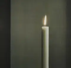 Kerze I by Gerhard Richter, 1988, Farboffset auf dünnem Papier, sold May 2008