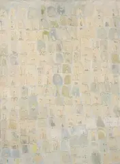 Rudolf Schoofs, Ohne Titel, 1954, Öl auf Leinwand