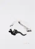 Thomas Schütte, Ohne Titel (Lilie 16. Mai 1996), 1996, Aquarell und Tusche auf schwerem Velin