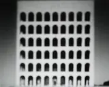 E.U.R. PALAZZO DELLA CIVILTÀ ROMANA by Hiroshi Sugimoto, 1998, GSP. Mit Prägestempel num. Ex. "8/25 014". Auf Unterlagekarton aufgezogen, darauf mit Bleistift sig. Der Unterlagekarton, offered May 2008