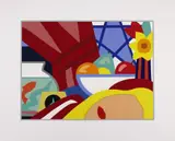 Tom Wesselmann, Still-Life with Blonde, 1999, Farbige Serigraphie auf Museumkarton 76 x