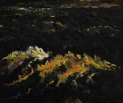 Bernd Zimmer, Mare Mosso, 1987, Öl auf Leinwand