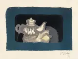 Georges Braque, Théière grise, Original-Farblithographie auf Velin