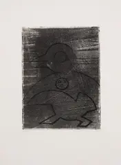 Ohne Titel by Max Ernst, Original-Radierung (Ätzung und Aquatinta) auf Rives-Velin, sold May 2008