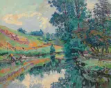 Armand Guillaumin, Paysage de la Creuse, L'Écluse Bouchardon