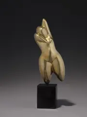 Herma(phrodite) by Man Ray, Bronzemultiple auf schwarzem Marmorsockel. Höhe 26,7 cm (Sockel, sold May 2008