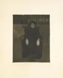 Paula Modersohn-Becker, Sitzende Alte, Original-Radierung (Ätzung und Aquatinta) auf Velin