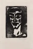 Emil Nolde, Ägypterin II, Original-Holzschnitt auf schwerem festen Velin
